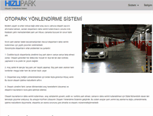 Tablet Screenshot of hizlipark.com